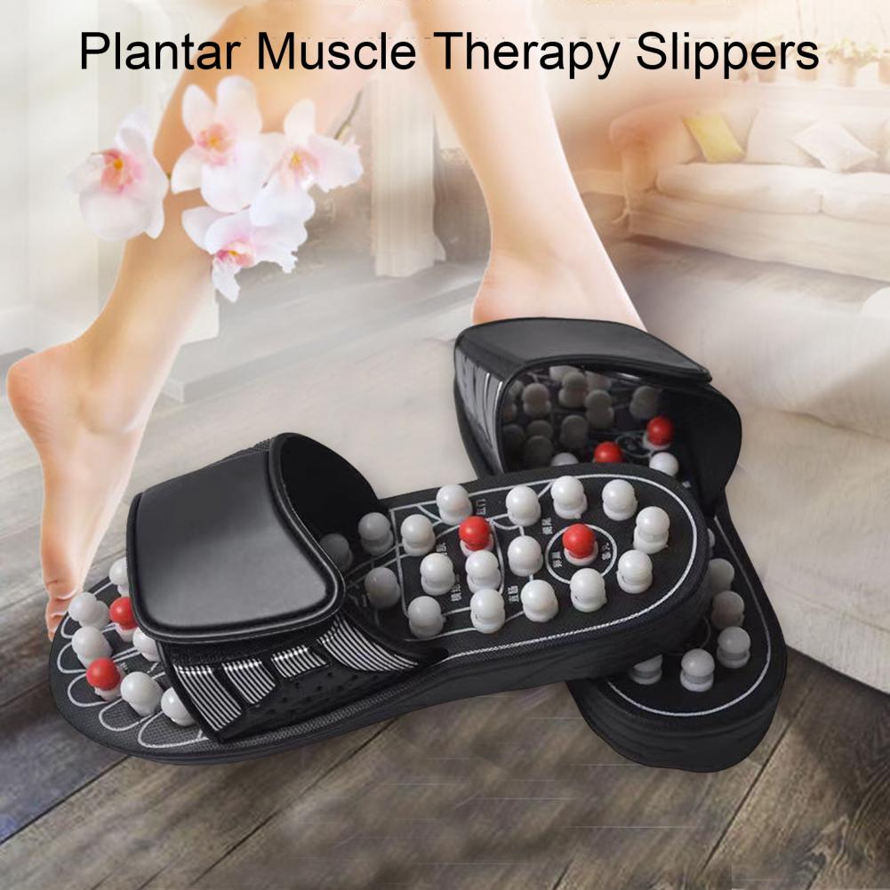 Premium Foot Massage Slippers for Reflexology and Moxibustion – Comfortable Walking Shoes for Pain Relief and Relaxation, 
