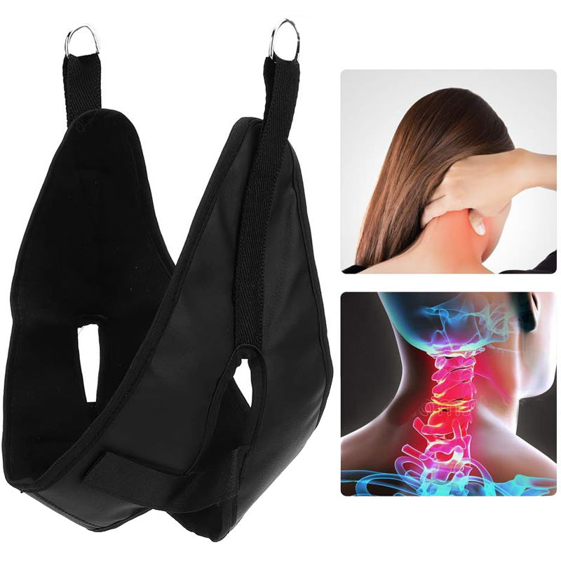 High-Quality Cervical Neck Traction Device for Home Use, Over-Door Neck Stretcher Hammock, Pain Relief & Spine Correction  