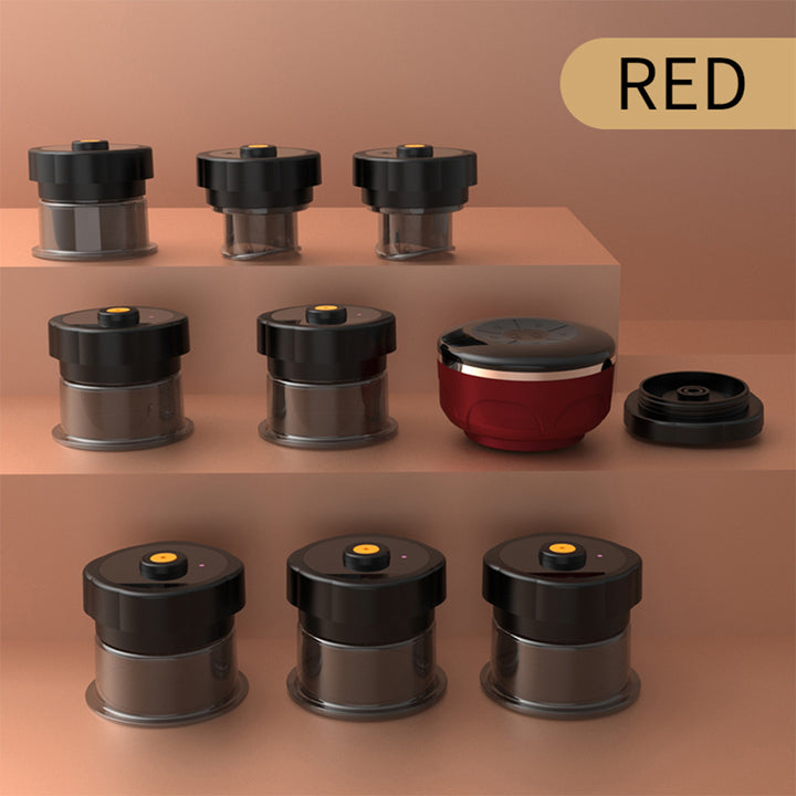 Premium 8-Cup Electric Cupping Massager – Gua Sha, Vacuum Suction, EMS, Anti-Cellulite Therapy