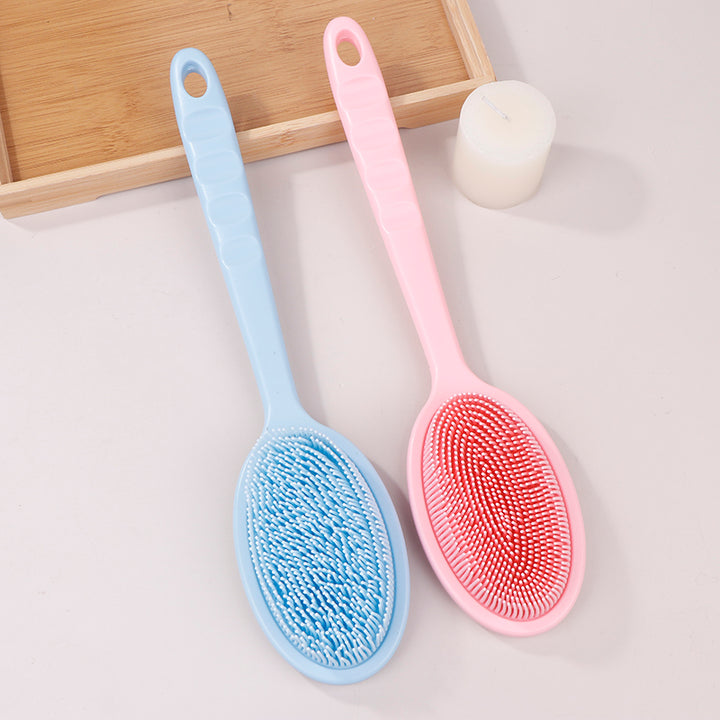 Premium Exfoliating Bath Brush with Soft Handle – Back Scrubbing & Skin Massager, Shower Sponge for Deep Clean, Gentle  
