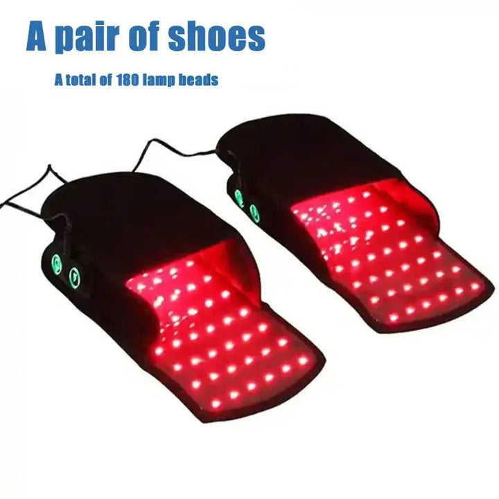 Premium Rechargeable Red Light Therapy Device for Feet – 460nm, 660nm, 850nm with Pulse – Treat Inflammation, Itchiness, and 