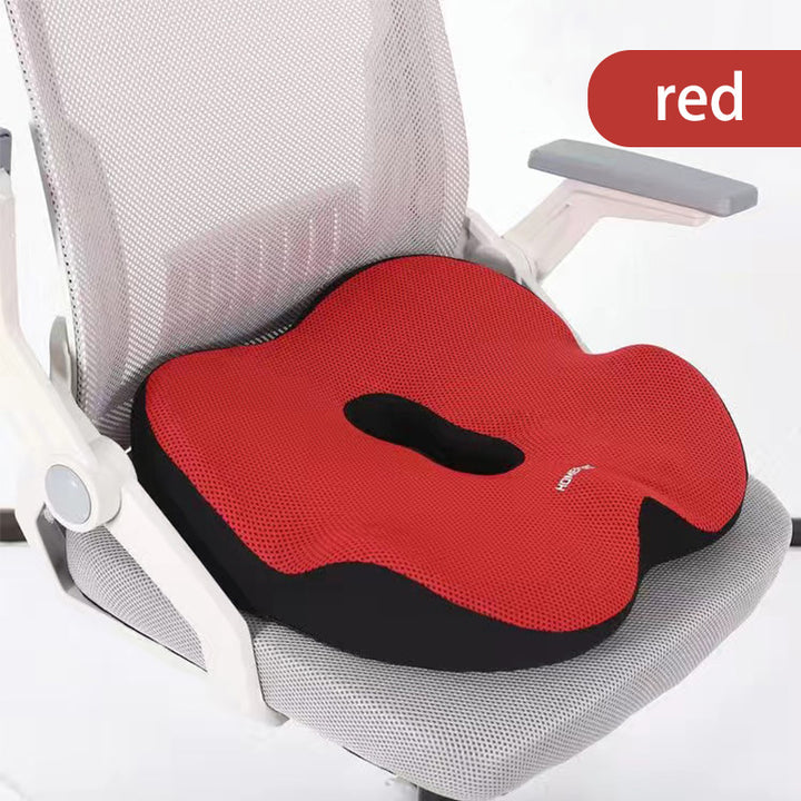 Premium Memory Foam Seat Cushion – Orthopedic Back & Waist Support for Office, Car, & Home – Coccyx Relief, Hip Massage Pad,