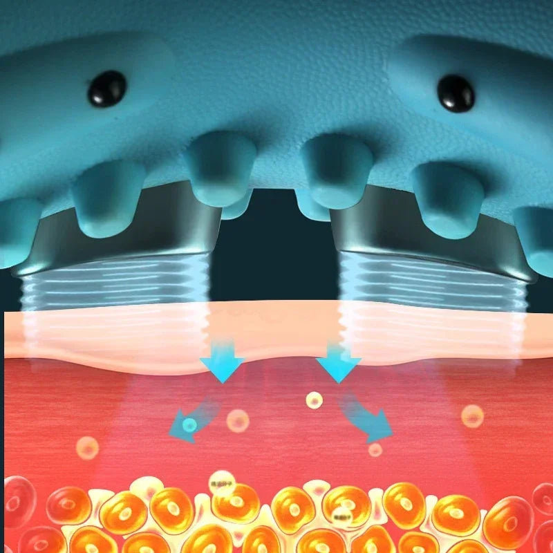 Premium Electric EMS Neck Massager with Heated Neck Stretcher, Vibration and Infrared Airbag Cervical Spine Support for 