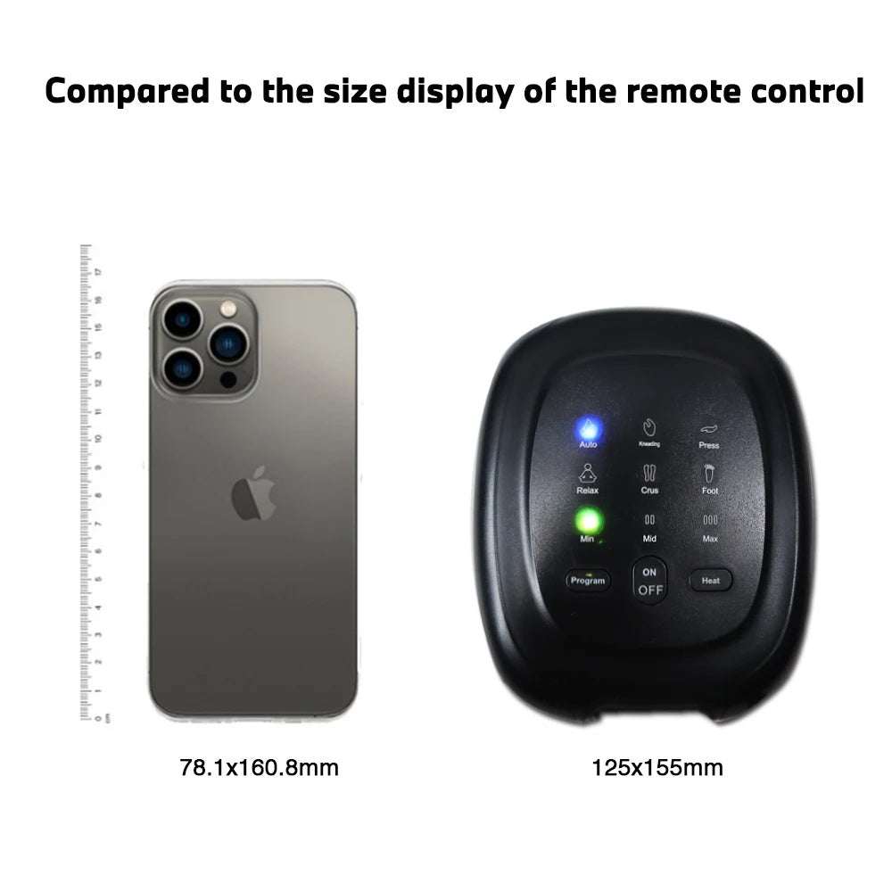 Luxury Air Compression Leg Recovery System Foot Massager for Enhanced Circulation, Muscle Relaxation, Adjustable Intensity, 