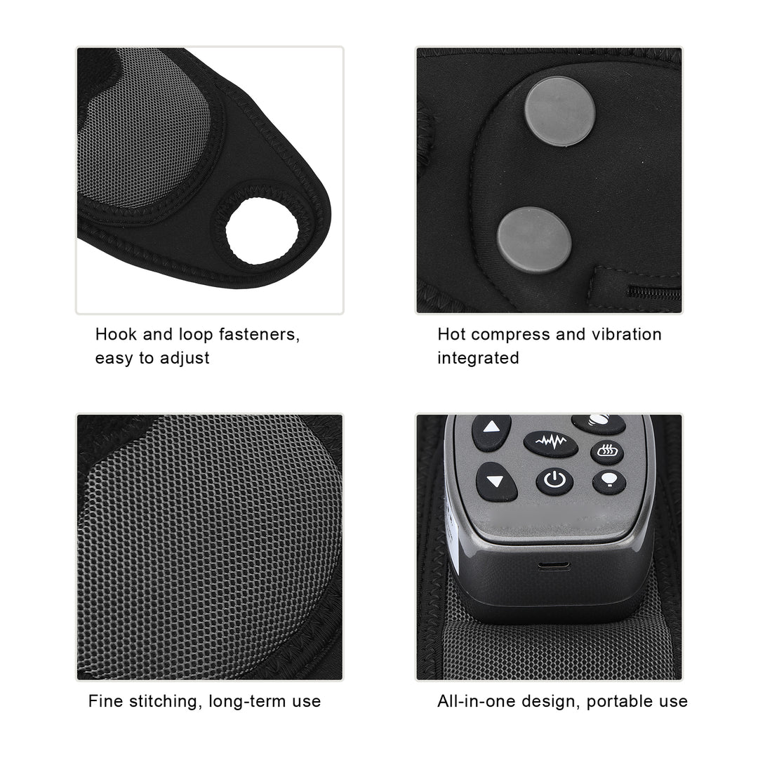 Premium Electric Hand Massager for Pain Relief | 3-in-1 Air Compression, Heat, Vibration | Cordless Massage Machine for