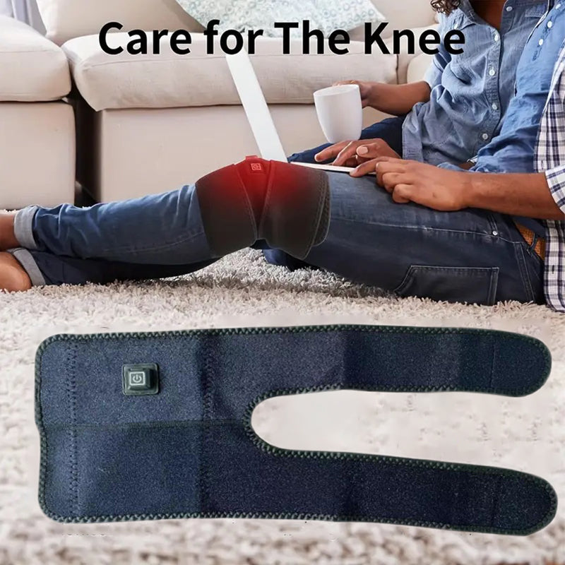 Premium Electric Heating Knee Protection – Adjustable Knee Joint Care Tool with 3 Temperature Levels and One-Click Control 