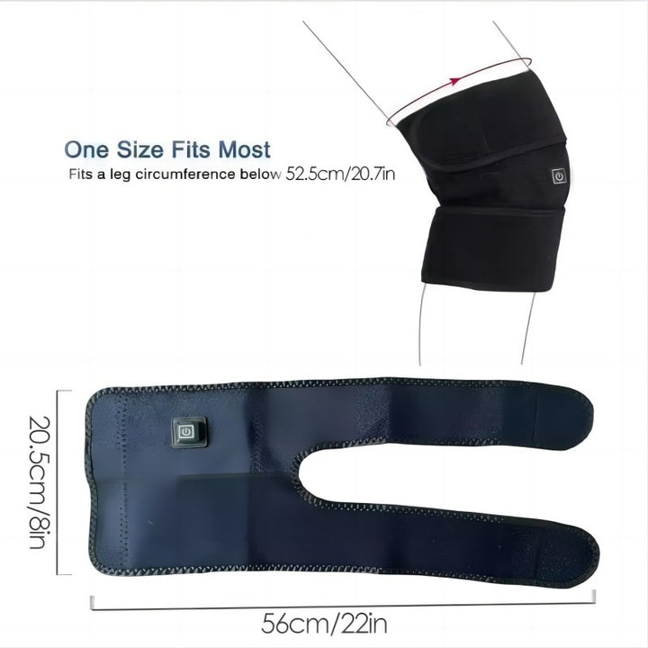 Premium Electric Heating Knee Protection – Adjustable Knee Joint Care Tool with 3 Temperature Levels and One-Click Control 