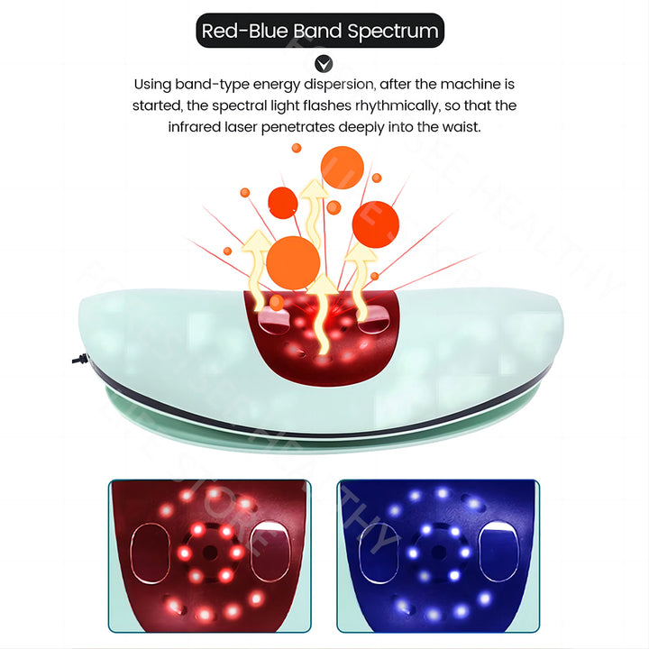 Premium Electric Lumbar Traction Device for Lower Back Pain Relief – Vibration & Thermal Therapy, Ergonomic Design,