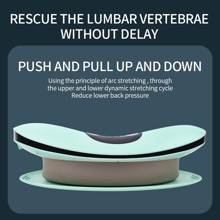 Premium Electric Lumbar Traction Device for Lower Back Pain Relief – Vibration & Thermal Therapy, Ergonomic Design,