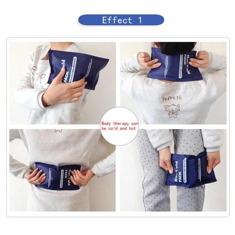 Premium Reusable Hot Cold Therapy Pack Gel Pad for Pain Relief | Microwaveable Ice Pack | Compress for Swelling, Toothache, 