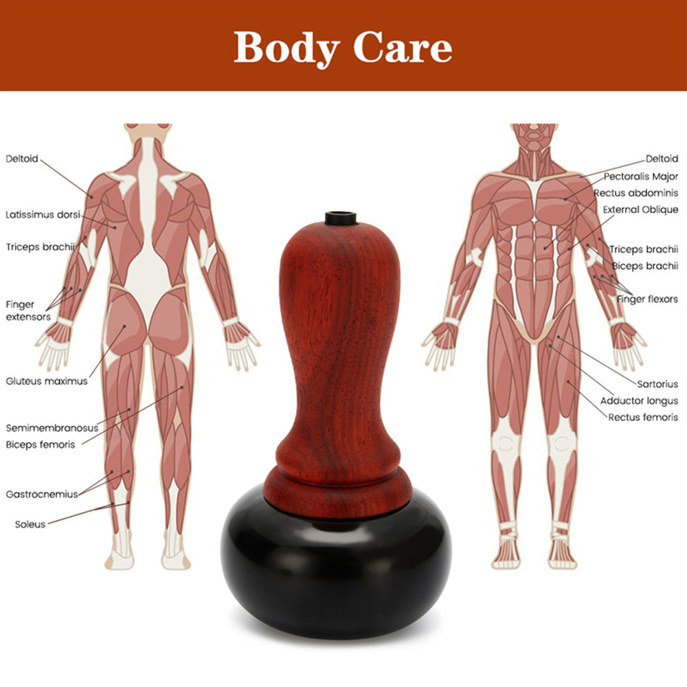 Premium Hot Stone Electric Gua Sha Massager for Skin Lift & Muscle Relaxation – Natural Bianstone, 5 Temperature Settings, 