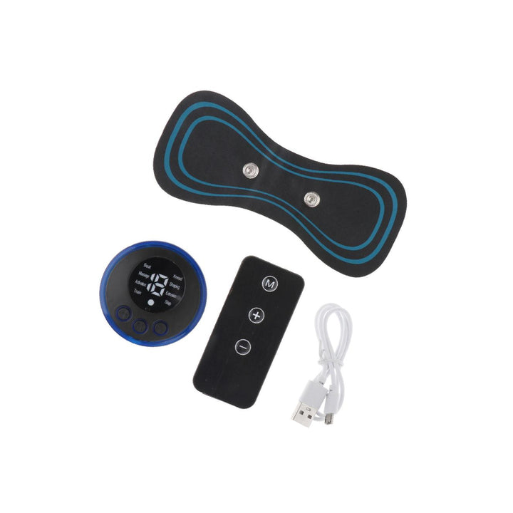 Premium Electric EMS Foot Massager - Rechargeable Pulse Muscle Stimulator with Remote Control, 8 Modes, 19 Intensity Levels