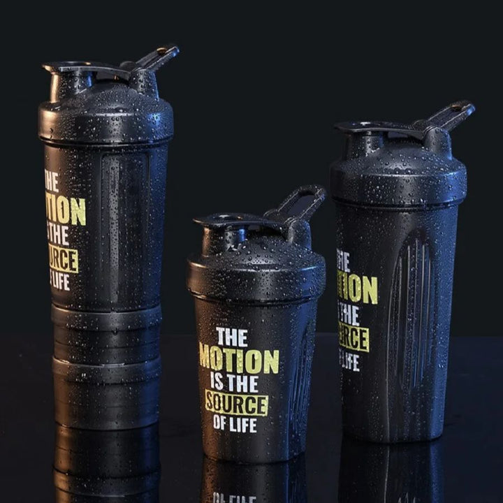 Premium Sports Shaker Cup – Large Capacity Leak-Proof Fitness Water Bottle – Portable, Thickened, Graduated Design for Gym, 