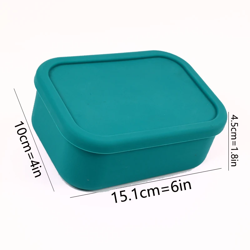 Premium Leak-Proof Bento Lunch Box – Reusable Silicone Meal Prep Container, BPA-Free, Microwave & Dishwasher Safe, Perfect  