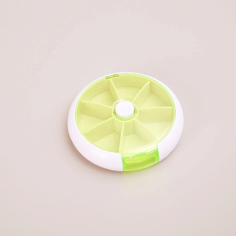 Premium Mini Travel Vitamin Pill Box – 7-Day Organizer, Small Portable Container for Pills, Medicine, Fish Oils, and Tablets 