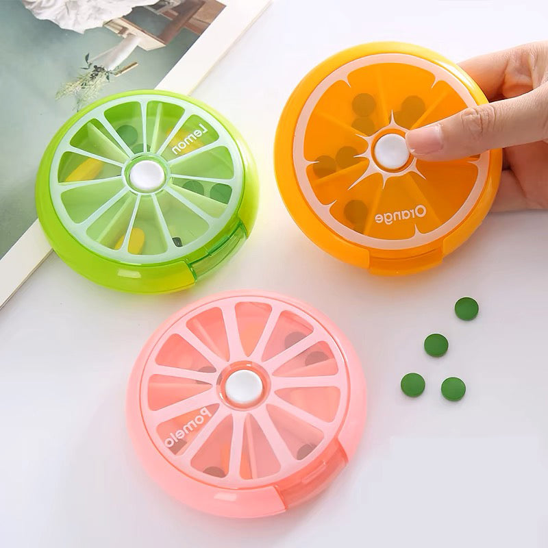 Premium Mini Travel Vitamin Pill Box – 7-Day Organizer, Small Portable Container for Pills, Medicine, Fish Oils, and Tablets 