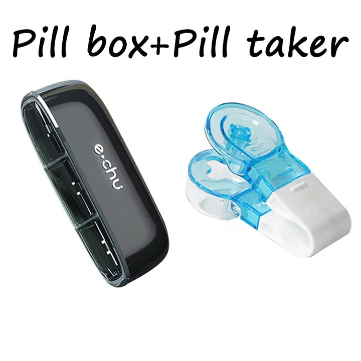 Premium Portable Pill Organizer – 3 Times A Day Medicine Box, Travel-Friendly, Compact Design with Waterproof Seal, Food