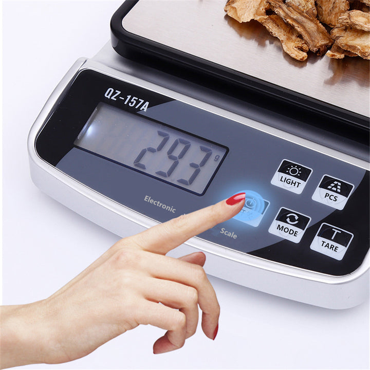 Premium Electronic Kitchen Scale - USB Rechargeable Smart Digital Balance for Food, Coffee, and Baking (3KG/5KG/10KG 