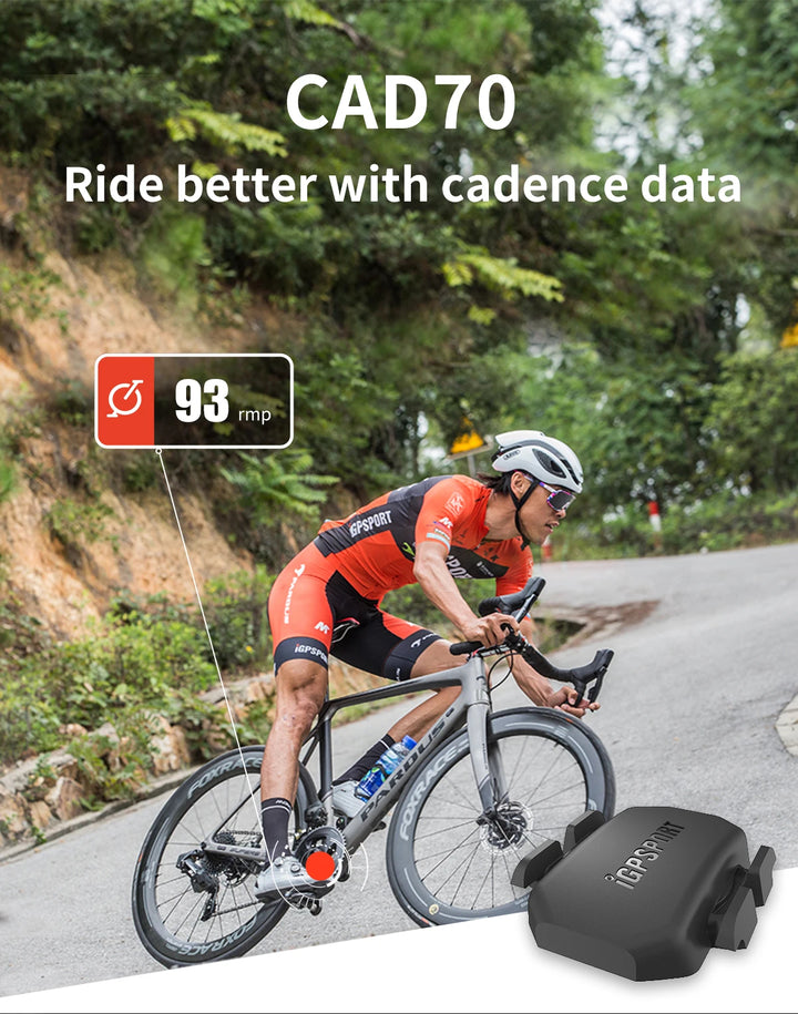 Premium Bike Speed & Cadence Sensor – Dual Mode, Heart Rate Monitor Compatibility for Garmin, BSC100S, BSC200, BSC300, 
