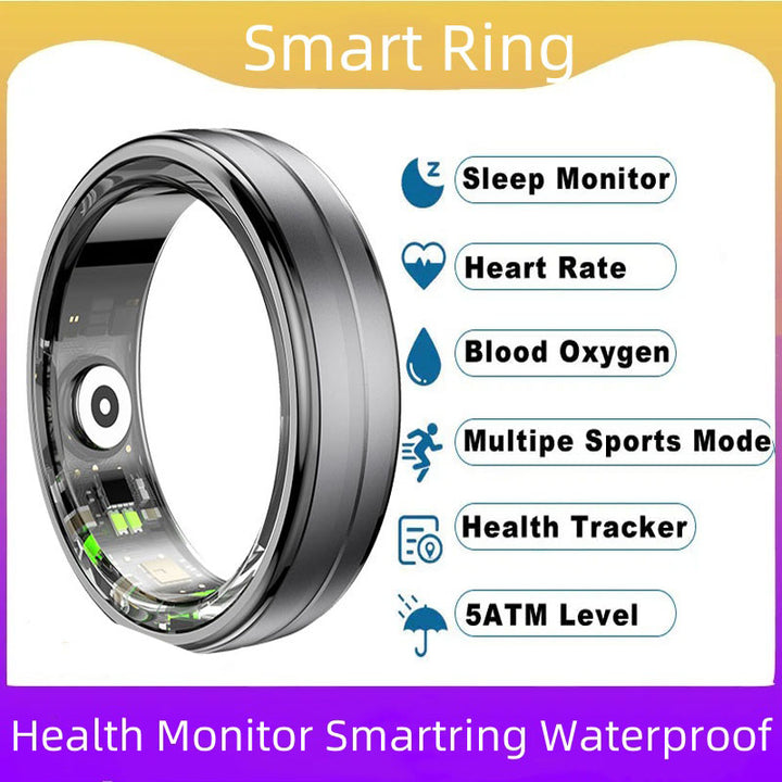 Premium Smart Ring for Men & Women – Health Monitor, Fitness Tracker, Waterproof Design, Multiple Sport Modes