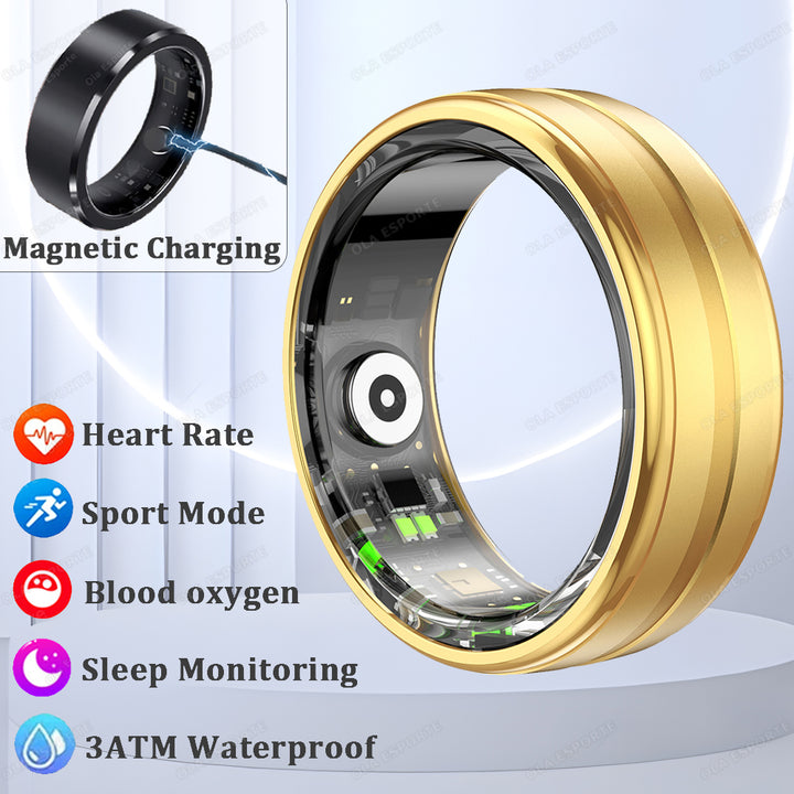 Premium Smart Ring for Men & Women – Health Monitor, Fitness Tracker, Waterproof Design, Multiple Sport Modes