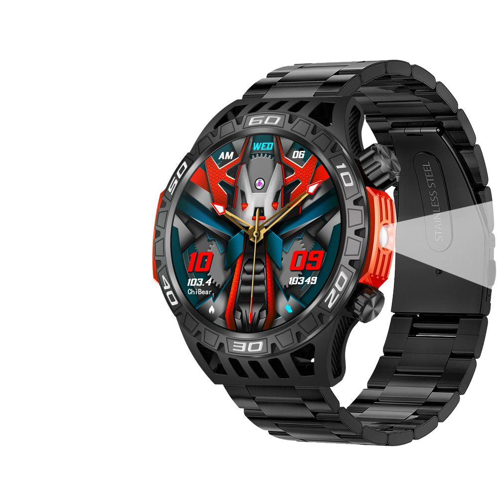 Premium Fitness Smart Watch for Men – 1.46" Display, Heart Rate Monitor, Blood Pressure, IP68 Waterproof, Bluetooth Calling,