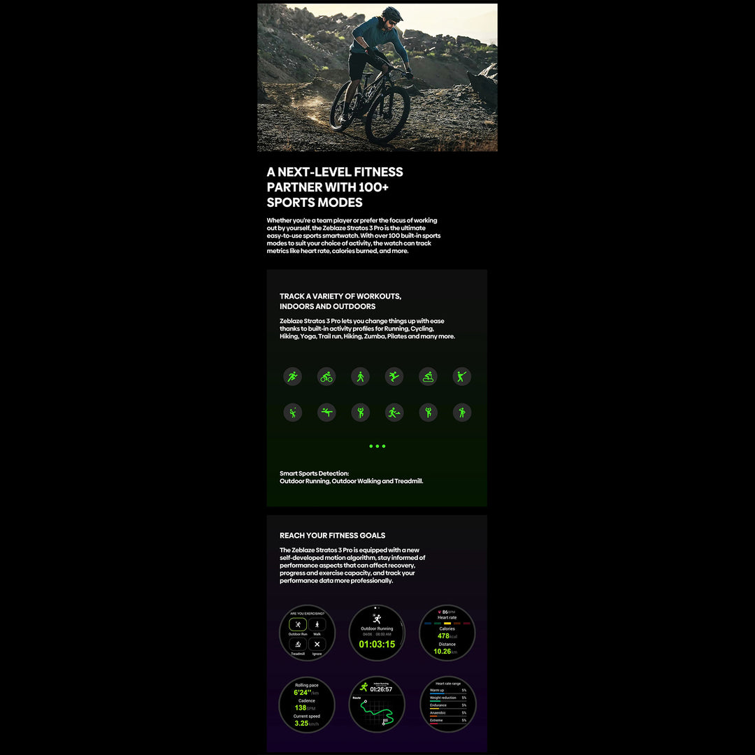 Premium GPS Sports Smartwatch for Men - 1.43” AMOLED, Built-in GPS, 100+ Sports Modes, Health Tracking, 18-Day Battery, Waterproof, Bluetooth Calls - StrengthXPhysiotherapy