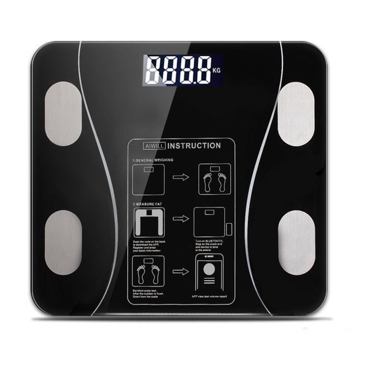 Premium LED Body Composition Scale – Accurate Digital Bathroom Scale with Body Fat Analysis, Bluetooth Connectivity, Health 