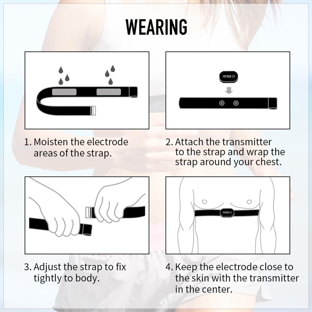 Premium Chest Strap Heart Rate Monitor – Bluetooth & ANT+ for Cycling, Running, Hiking, Fitness, Smart Bicycle Sensor