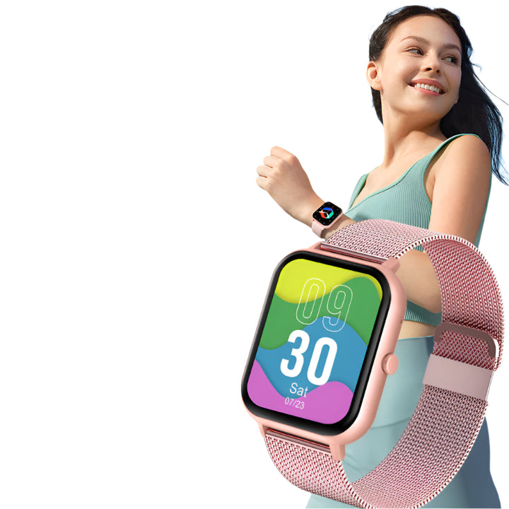 Premium Smartwatch for Women – Custom Dial, Bluetooth Calling, Music Control, IP67 Waterproof, Fitness Tracker, Heart Rate &