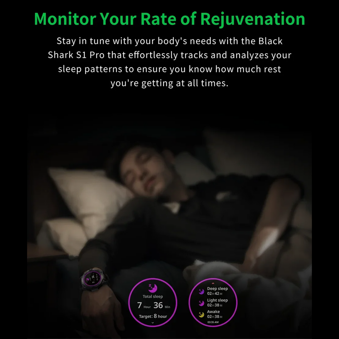 Premium Smartwatch for Men & Women – 1.43" AMOLED Display, GPS, 100+ Sports Modes, 21 Days Battery Life, 5ATM Waterproof, Wireless Charging, AI Voice Assistant, Global Version - StrengthXPhysiotherapy