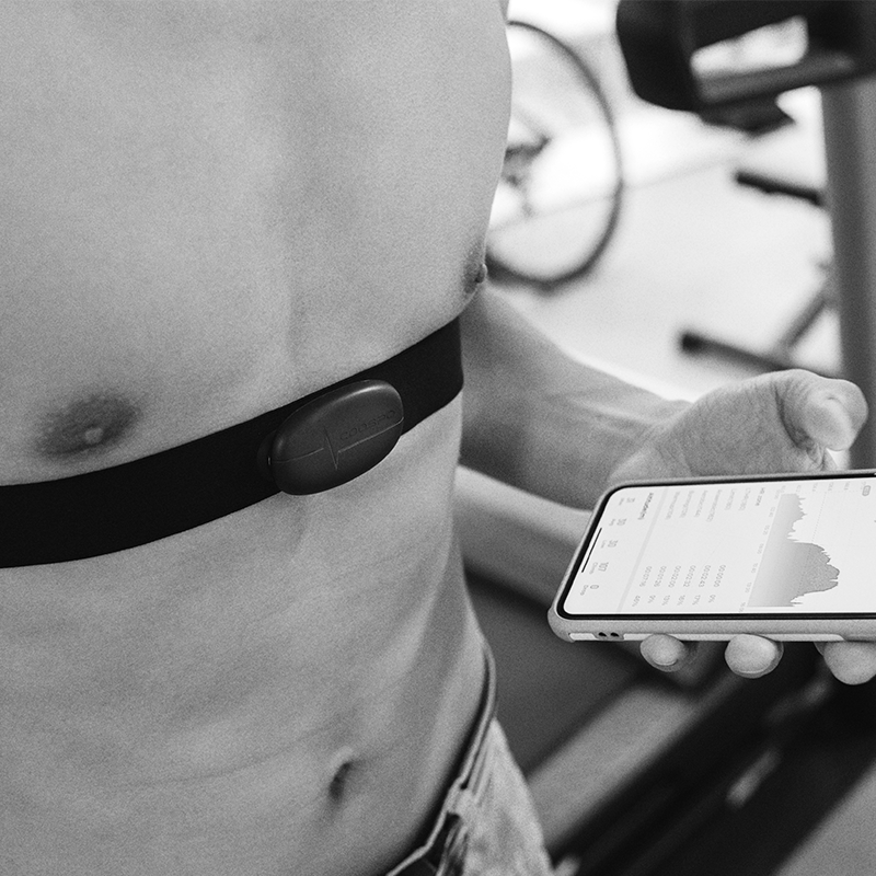 Premium Heart Rate Monitor Chest Strap – Bluetooth 4.0 & ANT+ Compatible, Waterproof Design for Garmin, Wahoo, Cycling,