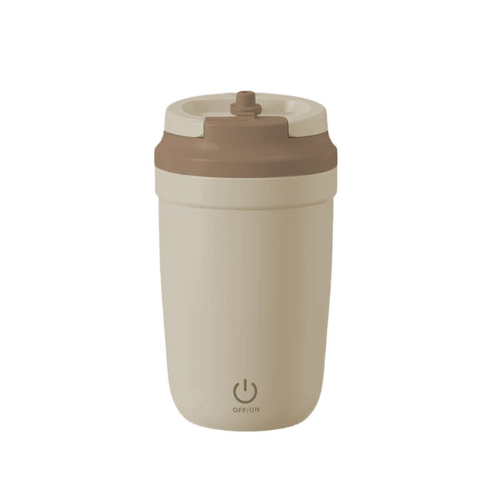 Premium Self Stirring Mug – 400ML Stainless Steel Automatic Coffee & Milk Mixer – Magnetic Stirring Electric Blender for 