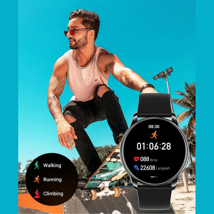 Premium Smartwatch for Women – Bluetooth Call, 100+ Sports Modes, Fitness Tracker, DIY Dials, Stylish Rosegold Design, Waterproof, Compatible with iOS & Android - StrengthXPhysiotherapy