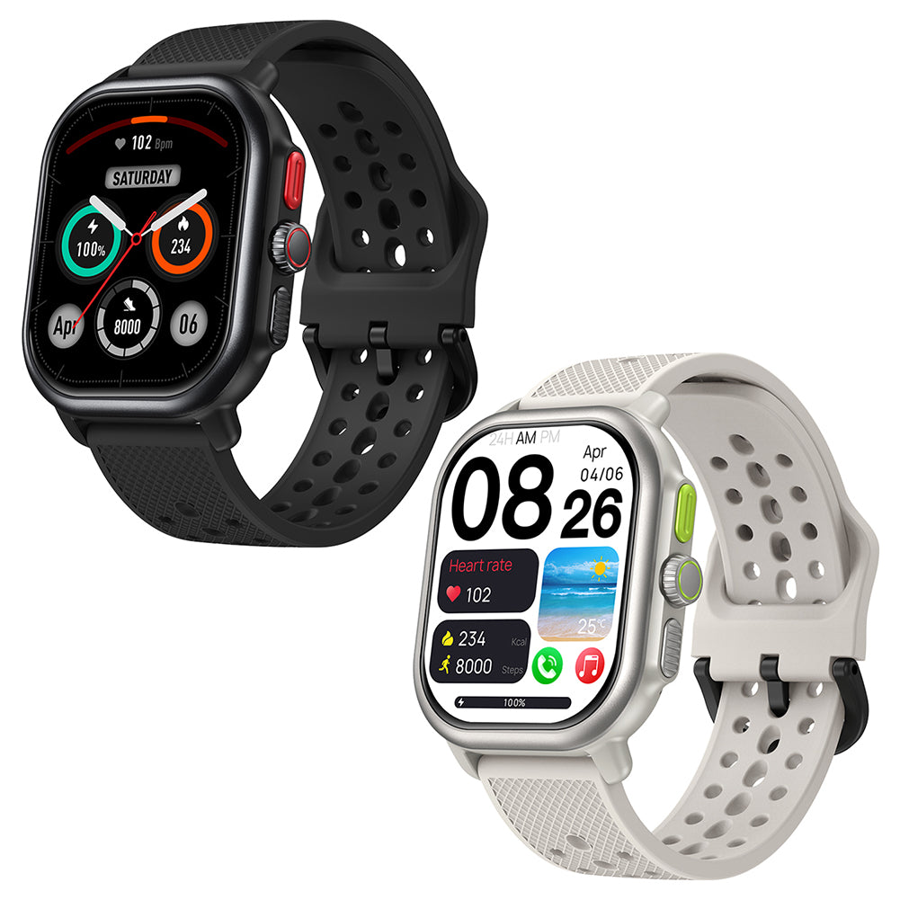 Premium GPS Smartwatch with 2.15" AMOLED Display, Phone Calls, Built-in GPS, 100+ Sports Modes, Heart Rate & SpO2 Monitor, 