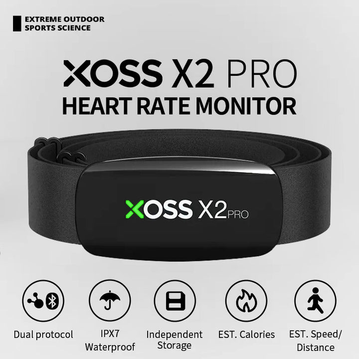 Premium Heart Rate Monitor Sensor – Rechargeable Battery, Data Storage for Swimming, Running, Cycling, Fitness & Sailboat - StrengthXPhysiotherapy