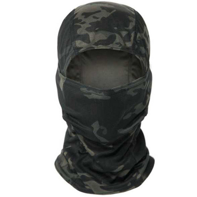 Premium Tactical Balaclava Full-Face Mask – Windproof, Dustproof Hunting, Cycling, and Wargame Headgear, Multicam Bandana