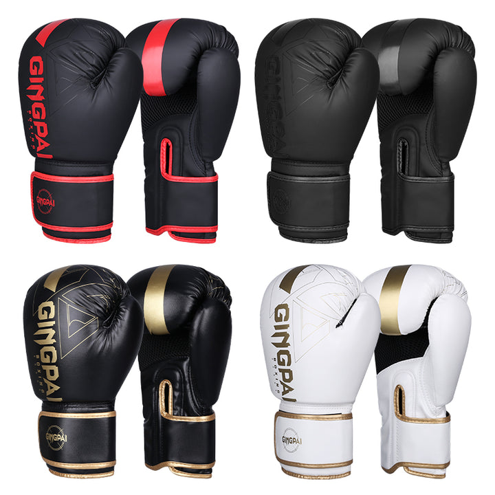 Premium Boxing Gloves – High Quality PU Leather, Wear-Resistant & Breathable Combat Gloves for Sanda Training, Thickened