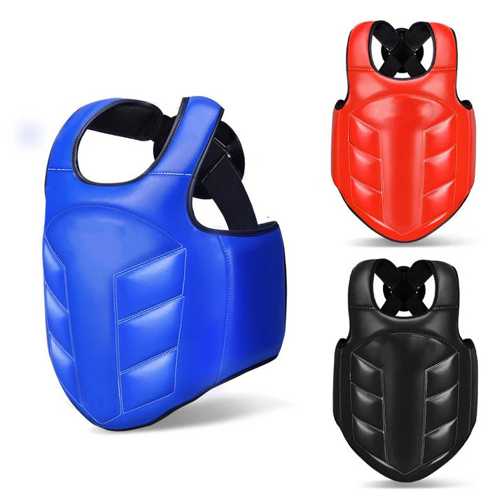 Premium Boxing Chest Guard – Reversible Rib Shield Protector for MMA, Taekwondo, Kickboxing & Martial Arts – Body Vest for Training, Target Practice, and Sanda - StrengthXPhysiotherapy