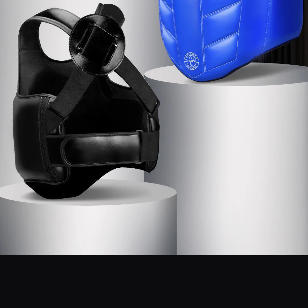 Premium Boxing Chest Guard – Reversible Rib Shield Protector for MMA, Taekwondo, Kickboxing & Martial Arts – Body Vest for Training, Target Practice, and Sanda - StrengthXPhysiotherapy