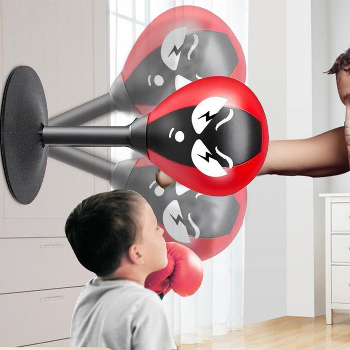 Premium Desktop Boxing Punching Ball – Suction Cup Mini Boxing Bag for Stress Relief & Fun – Fun Toy for Kids & Adults – 
