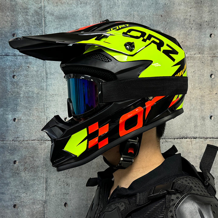 High-Quality Kids Off-Road Helmet - Motocross, Mountain Bike, ATV, DOT Certified, Lightweight ABS Material, Full Face Safety