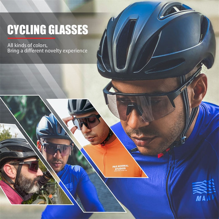 Premium Photochromic Cycling Sunglasses – UV400 Protection, Adjustable Lenses, Bike & Sports Eyewear for Men & Women