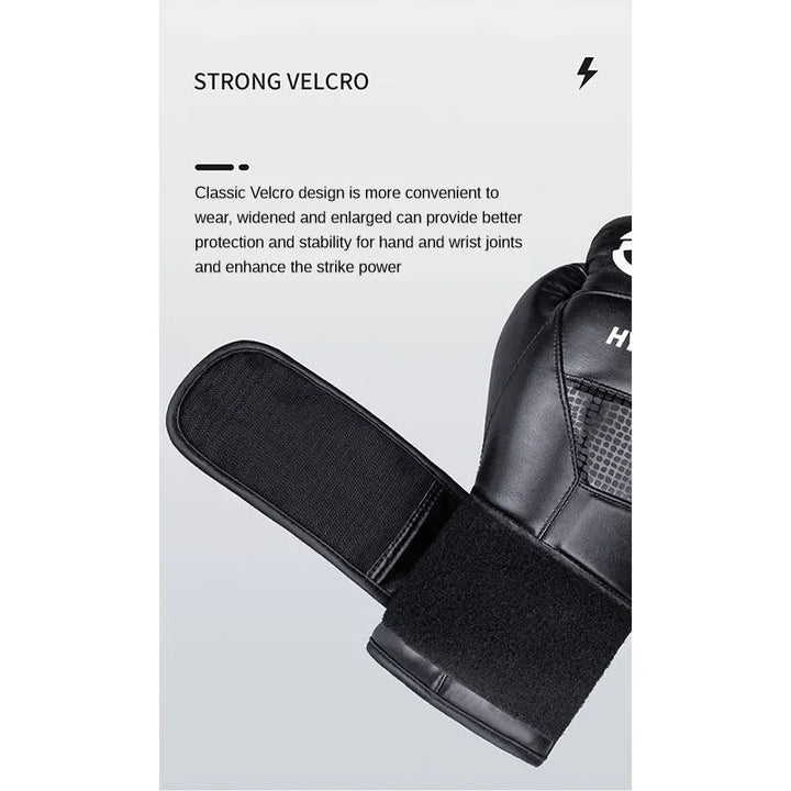 Premium Boxing Gloves – High Quality PU Leather, Wear-Resistant & Breathable, Thickened Protective Gloves for Sanda & Combat