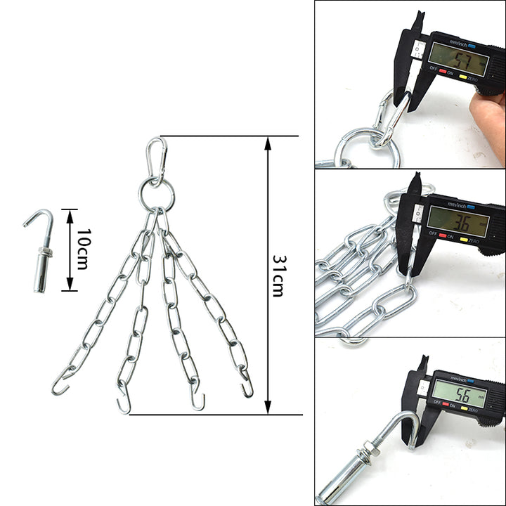 Premium Boxing Sandbag – High-Quality PU Punching Bag for Adult Practice – Durable Taekwondo, Karate & Thai Boxing Training – Includes Strong Metal Chain, Zipper Seal & Multiple Sizes - StrengthXPhysiotherapy