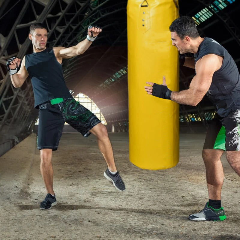 Premium Boxing Sandbag – High-Quality PU Punching Bag for Adult Practice – Durable Taekwondo, Karate & Thai Boxing Training – Includes Strong Metal Chain, Zipper Seal & Multiple Sizes - StrengthXPhysiotherapy