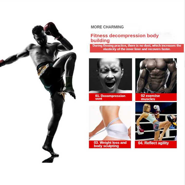 Premium Heavy Punching Sandbag – Durable Boxing Bag with Metal Chain Hook – Kick, Karate, Taekwondo Training – Includes Boxing Gloves, Wrist & Foot Guards, Shock-Absorbing Foam - StrengthXPhysiotherapy