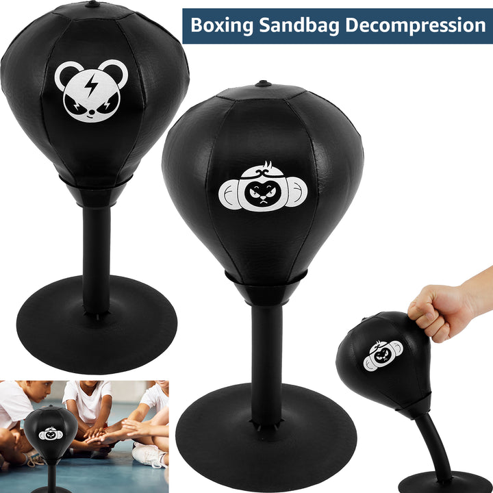 Premium Desktop Punching Bag – Stress Relief Toy with Strong Suction Cup – Fun Punch Rage Bag for Office & Home – Durable 