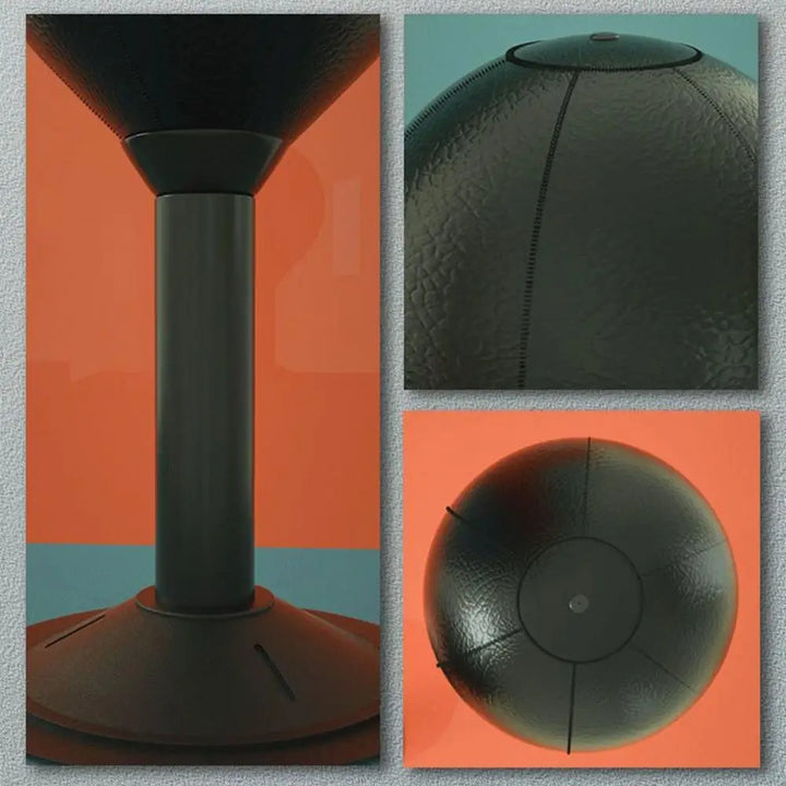 Premium Desktop Punching Bag – Stress Relief Toy with Strong Suction Cup – Fun Punch Rage Bag for Office & Home – Durable PU Leather, Air Pump Included – Desktop Gadget for Adults & Men - StrengthXPhysiotherapy