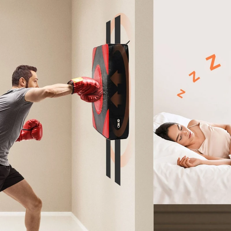 Premium Leather Wall Focus Pads – Adjustable Height Boxing & Muay Thai Target – Durable Foam Padding for Safe Impact – Ideal 
